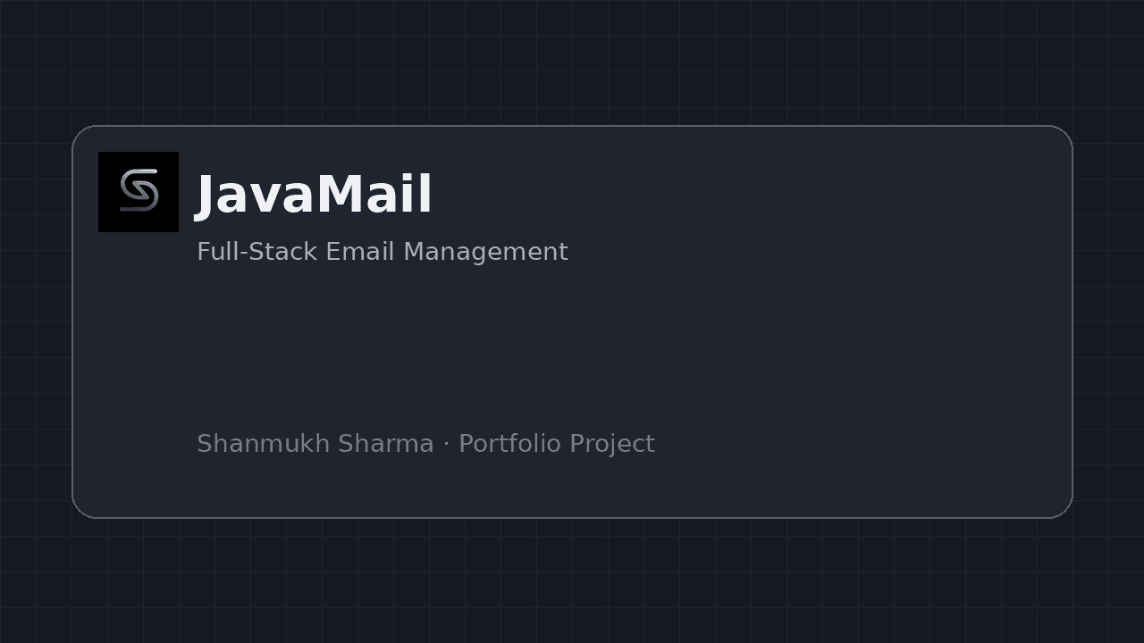 JavaMail project screenshot